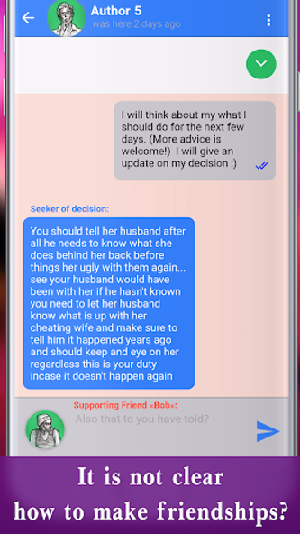 Friends Chat - True Friendship Screenshot 2 - AppWisp.com Friends Chat - True Friendship Screenshot 2 - AppWisp.com