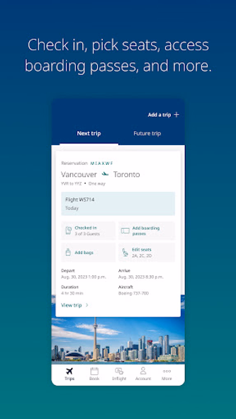 WestJet Screenshot 3 - AppWisp.com WestJet Screenshot 3 - AppWisp.com