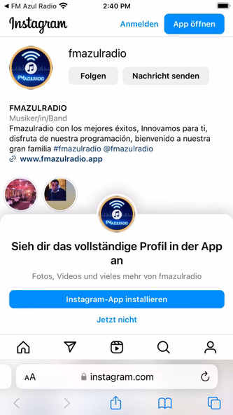 FM Azul Radio Screenshot 4 - AppWisp.com FM Azul Radio Screenshot 4 - AppWisp.com