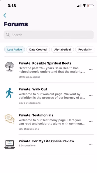 Overcomers' Community Screenshot 2 - AppWisp.com Overcomers' Community Screenshot 2 - AppWisp.com