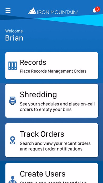 Iron Mountain Mobile Screenshot 1 - AppWisp.com Iron Mountain Mobile Screenshot 1 - AppWisp.com