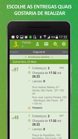 Click Entregas: Courier Job Ap Screenshot 2 - AppWisp.com Click Entregas: Courier Job Ap Screenshot 2 - AppWisp.com