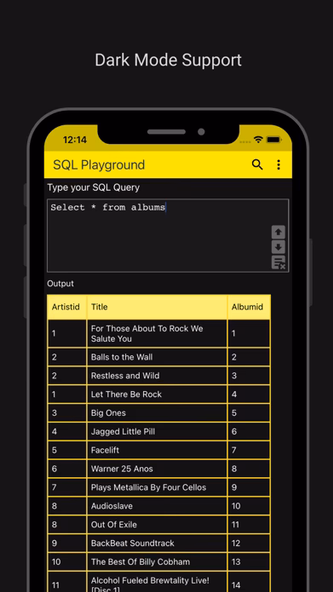 SQL Play — Learn SQL Screenshot 4 - AppWisp.com SQL Play — Learn SQL Screenshot 4 - AppWisp.com