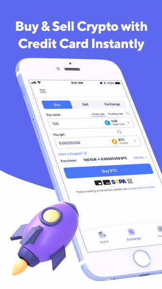 Switchere: Buy&Sell Crypto BTC Screenshot 1 - AppWisp.com Switchere: Buy&Sell Crypto BTC Screenshot 1 - AppWisp.com