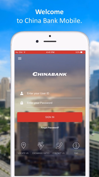 China Bank Mobile App Screenshot 2 - AppWisp.com China Bank Mobile App Screenshot 2 - AppWisp.com