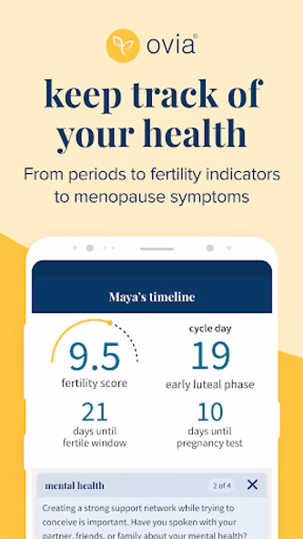 Ovia: Fertility, Cycle, Health Screenshot 1 - AppWisp.com Ovia: Fertility, Cycle, Health Screenshot 1 - AppWisp.com