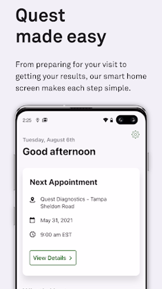 MyQuest for Patients Screenshot 1 - AppWisp.com MyQuest for Patients Screenshot 1 - AppWisp.com
