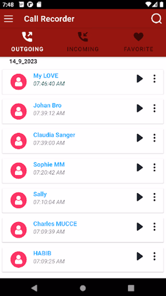 Call Recorder ACR Screenshot 1 - AppWisp.com