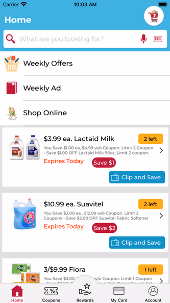 Tony’s Fresh Market Screenshot 1 - AppWisp.com Tony’s Fresh Market Screenshot 1 - AppWisp.com
