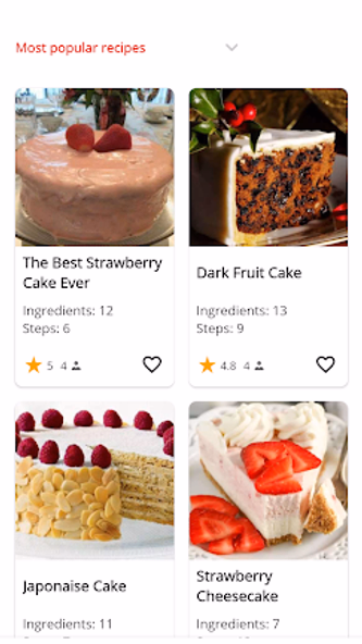 Cake Recipes Screenshot 2 - AppWisp.com