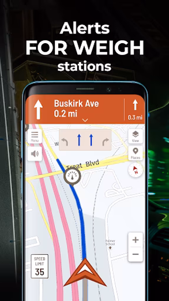Hammer: Truck GPS & Maps Screenshot 4 - AppWisp.com Hammer: Truck GPS & Maps Screenshot 4 - AppWisp.com