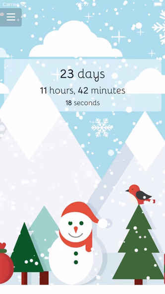 Christmas Countdown (2025) Screenshot 1 - AppWisp.com Christmas Countdown (2025) Screenshot 1 - AppWisp.com