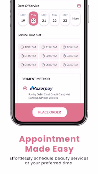 Swagmee Salon Services at Home Screenshot 3 - AppWisp.com
