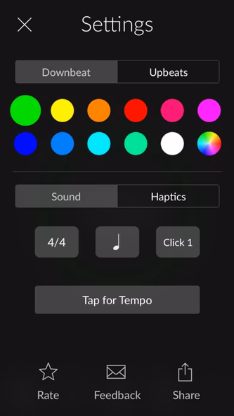 Pulse - Metronome & Tap Tempo Screenshot 2 - AppWisp.com Pulse - Metronome & Tap Tempo Screenshot 2 - AppWisp.com