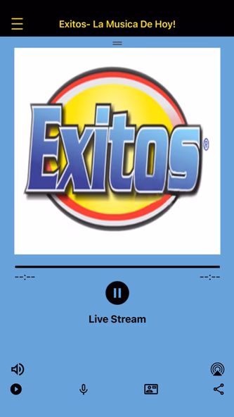 Radio Exitos Screenshot 1 - AppWisp.com Radio Exitos Screenshot 1 - AppWisp.com