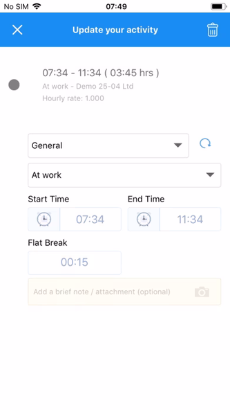 Staff Times - My Time Screenshot 3 - AppWisp.com Staff Times - My Time Screenshot 3 - AppWisp.com