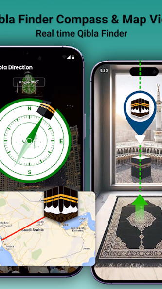 Qibla Compass: Al Quran Screenshot 1 - AppWisp.com Qibla Compass: Al Quran Screenshot 1 - AppWisp.com