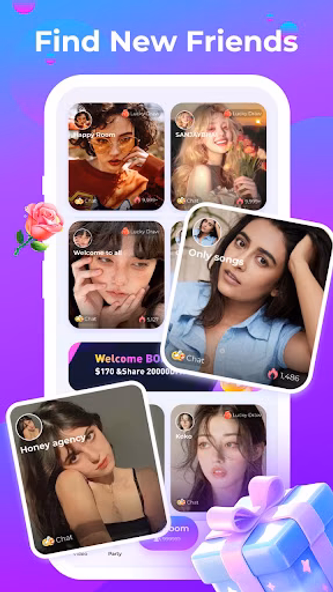 BoloUp-Video Chat & Party Room Screenshot 1 - AppWisp.com BoloUp-Video Chat & Party Room Screenshot 1 - AppWisp.com