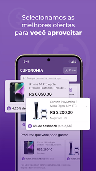 Cuponomia: Cupons e Cashback Screenshot 4 - AppWisp.com Cuponomia: Cupons e Cashback Screenshot 4 - AppWisp.com
