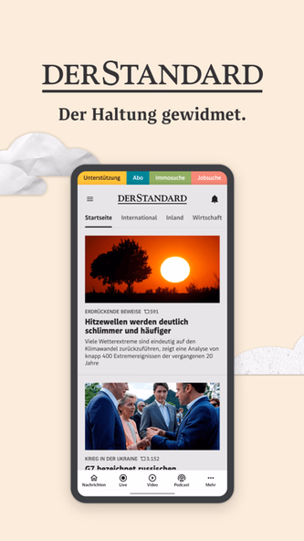 DER STANDARD Screenshot 1 - AppWisp.com DER STANDARD Screenshot 1 - AppWisp.com