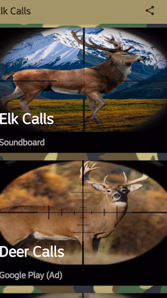 Elk Hunting Calls Screenshot 1 - AppWisp.com Elk Hunting Calls Screenshot 1 - AppWisp.com