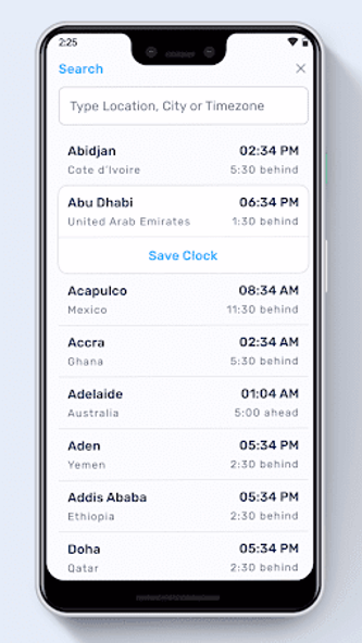 World Clock Screenshot 3 - AppWisp.com World Clock Screenshot 3 - AppWisp.com