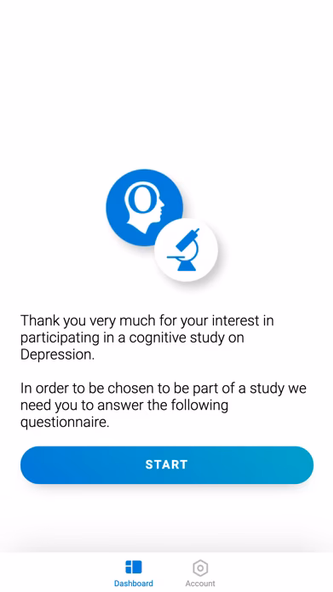 Depression Cognitive Research Screenshot 1 - AppWisp.com Depression Cognitive Research Screenshot 1 - AppWisp.com