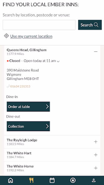 Ember Inns Screenshot 3 - AppWisp.com Ember Inns Screenshot 3 - AppWisp.com