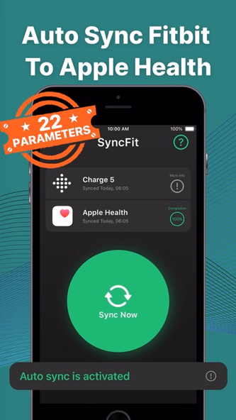 Fitbit Sync to Apple Health Screenshot 1 - AppWisp.com Fitbit Sync to Apple Health Screenshot 1 - AppWisp.com