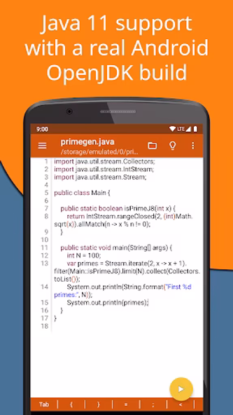 Jvdroid - IDE for Java Screenshot 2 - AppWisp.com Jvdroid - IDE for Java Screenshot 2 - AppWisp.com