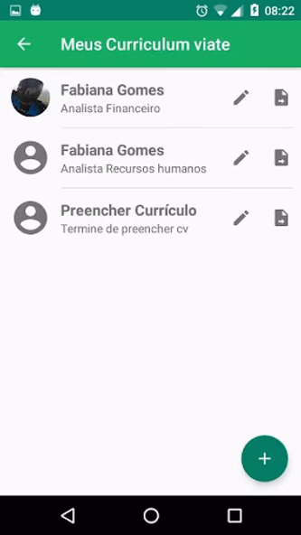 Currículo em Português - Foto Screenshot 4 - AppWisp.com Currículo em Português - Foto Screenshot 4 - AppWisp.com