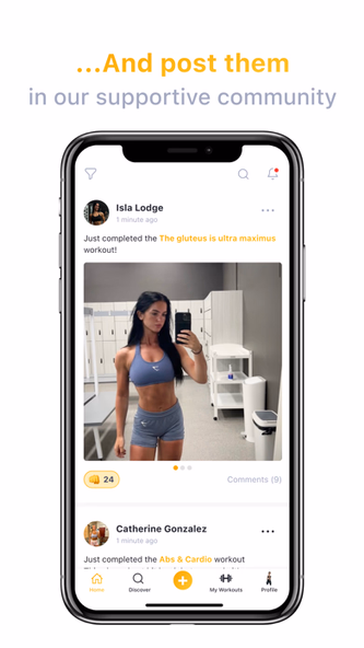 Corecircle: Social Fitness Screenshot 2 - AppWisp.com