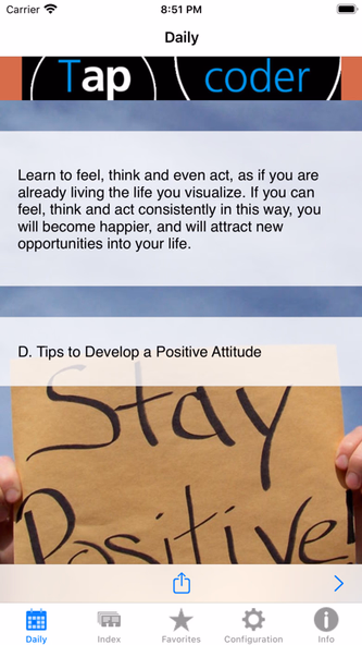 Positive Thinking Techniques Screenshot 1 - AppWisp.com Positive Thinking Techniques Screenshot 1 - AppWisp.com