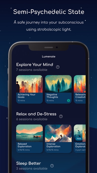 Lumenate: Explore & Relax Screenshot 2 - AppWisp.com Lumenate: Explore & Relax Screenshot 2 - AppWisp.com