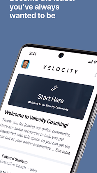 Velocity Coaching Community Screenshot 1 - AppWisp.com Velocity Coaching Community Screenshot 1 - AppWisp.com