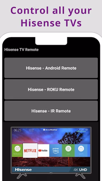 Hisense TV Remote Screenshot 2 - AppWisp.com Hisense TV Remote Screenshot 2 - AppWisp.com