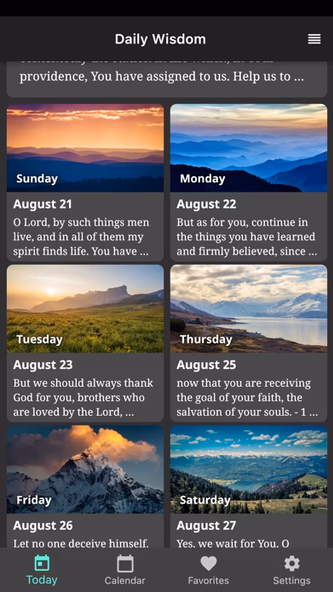Daily Wisdom from God's Word Screenshot 2 - AppWisp.com Daily Wisdom from God's Word Screenshot 2 - AppWisp.com