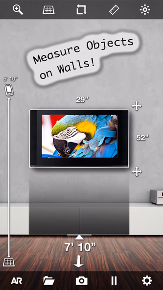 EasyMeasure – Camera Ruler Screenshot 4 - AppWisp.com EasyMeasure – Camera Ruler Screenshot 4 - AppWisp.com