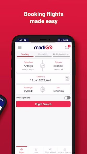 martiGO: Book cheap flights Screenshot 3 - AppWisp.com martiGO: Book cheap flights Screenshot 3 - AppWisp.com