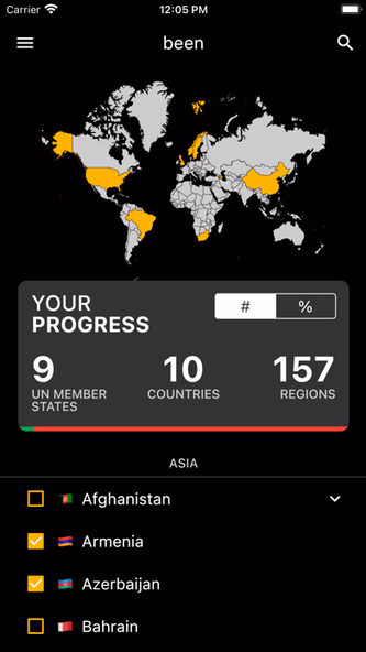 been travel map Screenshot 2 - AppWisp.com been travel map Screenshot 2 - AppWisp.com