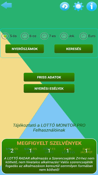 Magyar Lottó Radar Extra Screenshot 1 - AppWisp.com Magyar Lottó Radar Extra Screenshot 1 - AppWisp.com
