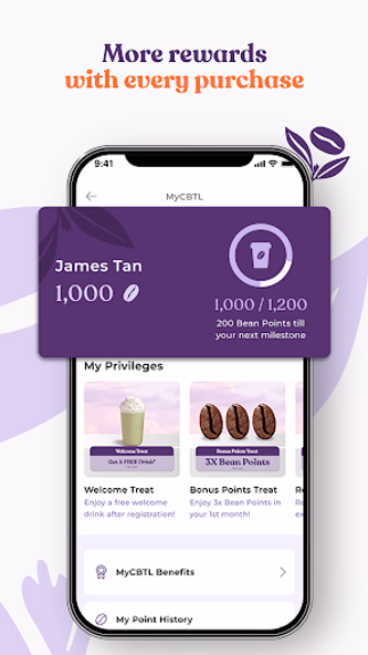 The Coffee Bean & Tea Leaf™ Screenshot 3 - AppWisp.com The Coffee Bean & Tea Leaf™ Screenshot 3 - AppWisp.com