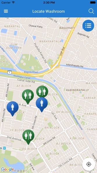 Privy - The Restroom Finder Screenshot 1 - AppWisp.com Privy - The Restroom Finder Screenshot 1 - AppWisp.com