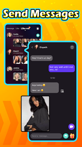 Hey - Meet & Talk to Strangers Screenshot 4 - AppWisp.com Hey - Meet & Talk to Strangers Screenshot 4 - AppWisp.com