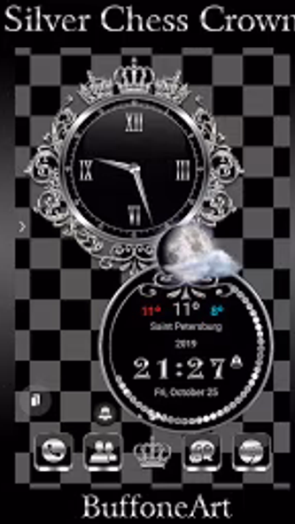 Silver Chess Crown theme Screenshot 1 - AppWisp.com Silver Chess Crown theme Screenshot 1 - AppWisp.com