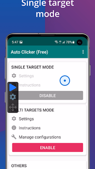 Auto Clicker - Automatic tap Screenshot 2 - AppWisp.com Auto Clicker - Automatic tap Screenshot 2 - AppWisp.com