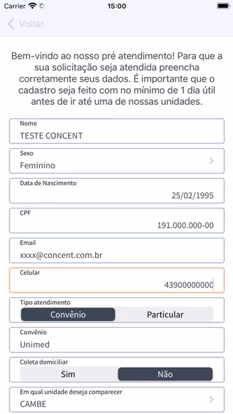 Laboratório Amigovida Screenshot 2 - AppWisp.com Laboratório Amigovida Screenshot 2 - AppWisp.com