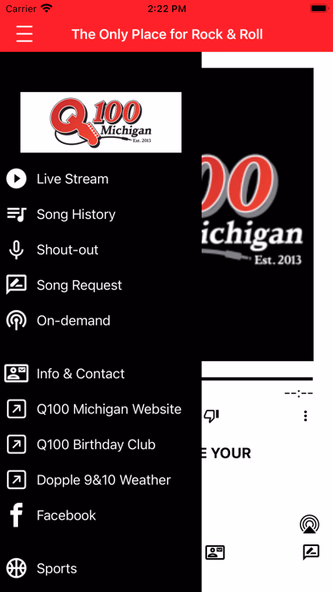 Q100 Michigan Screenshot 2 - AppWisp.com Q100 Michigan Screenshot 2 - AppWisp.com