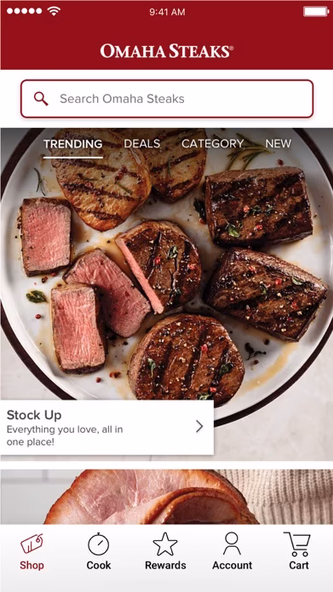 Omaha Steaks Screenshot 1 - AppWisp.com