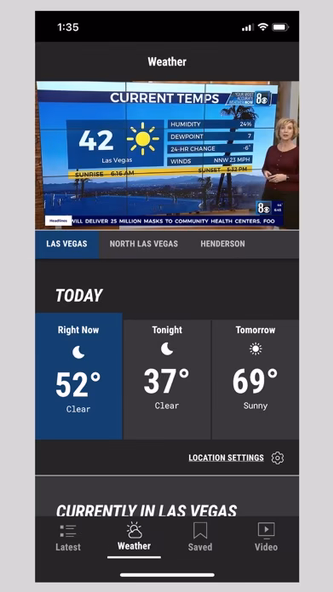 8 News Now Screenshot 2 - AppWisp.com 8 News Now Screenshot 2 - AppWisp.com